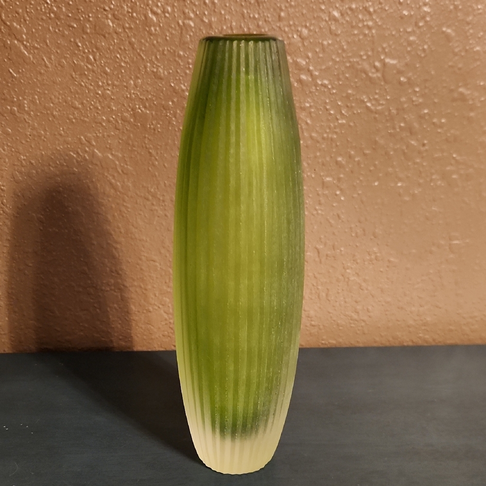 October Hill Vintage Green 10 Inch Vase